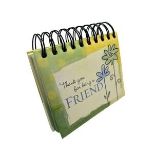 Thank you for Being a Friend Perpetual Desk Calendar Spiral Bound